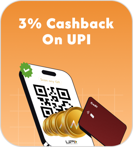 3% Cashback On UPI